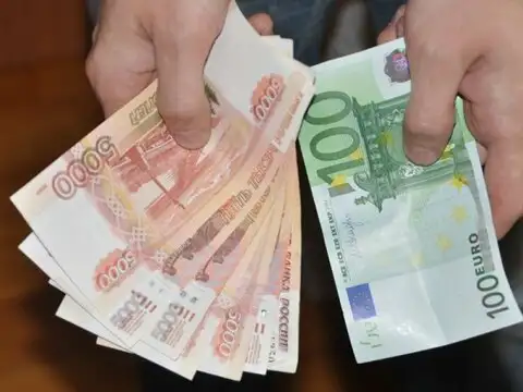 Перевод евро в рубли
